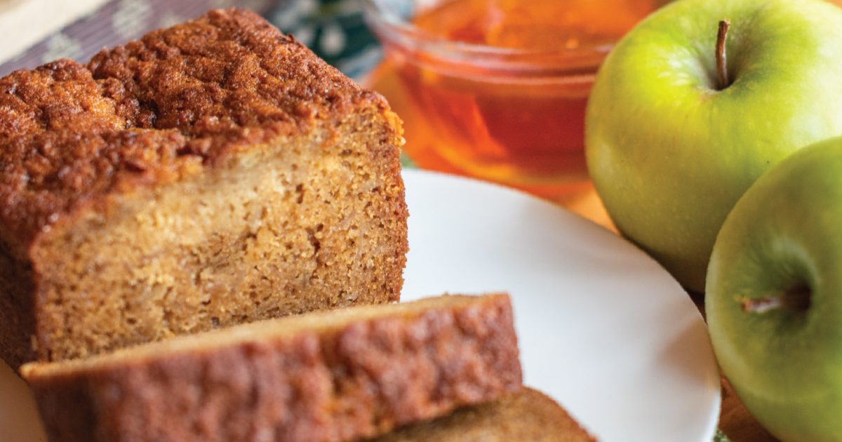 Parve Apple and Honey Cake