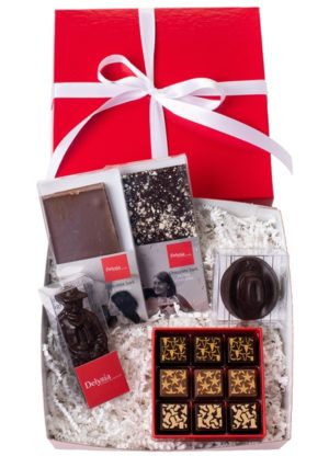 جعبه کادو شکلات کوچک Delysia Chocolatier تگزاس وب سایت فروشگاه آستین تگزاس