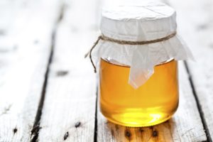 Rustic Honey Jar Stock