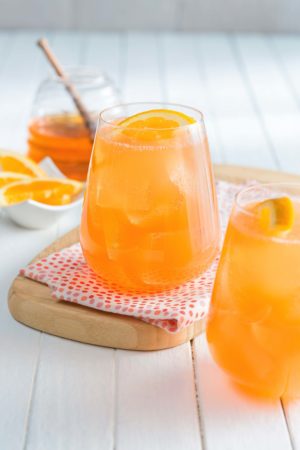 Honey orange crush spritzer