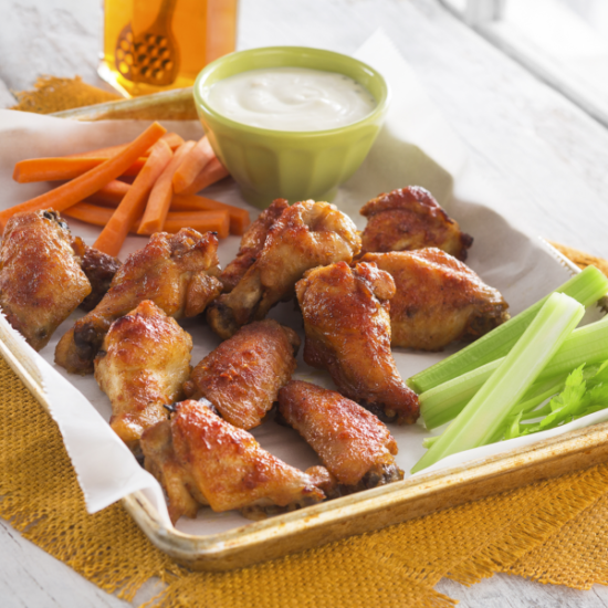 Curried Honey-Glazed Chicken Wings