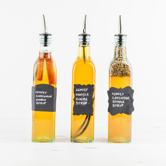 Infused Honey Simple Syrups