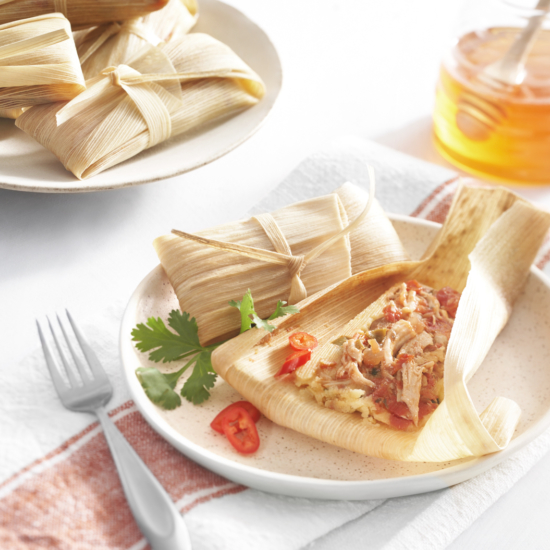 Honey Tamale with Lime Chili Chicken