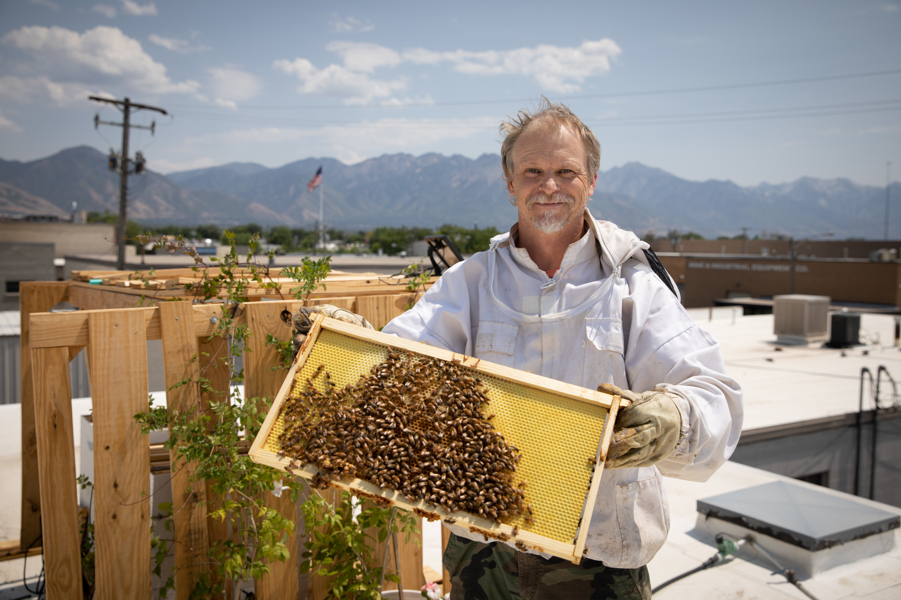 Beehive Distilling Rooftop Beekeeper