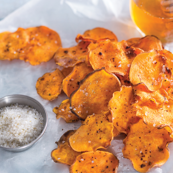 Honey Glazed Sweet Potato Chips National Honey Board